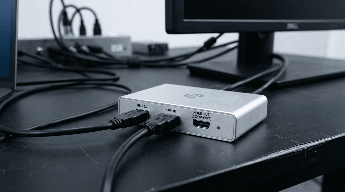 HDMI Loop-Through on USB Capture: When You Need It (and When You Don't)