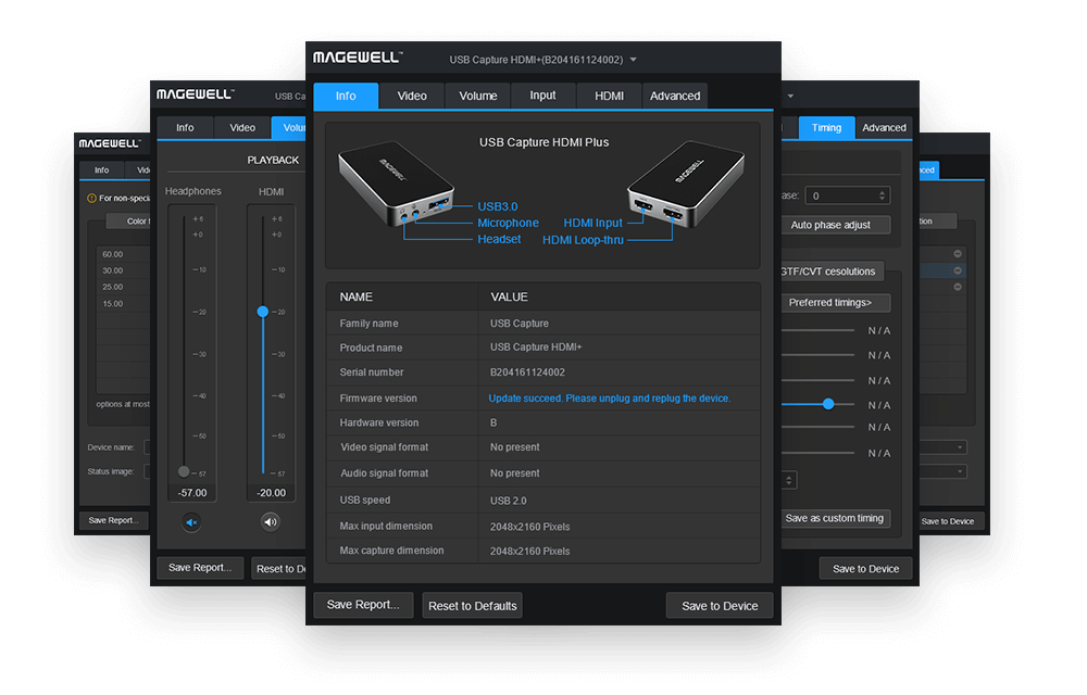 Capture Management Software USB Capture Utility V3 | Magewell Software